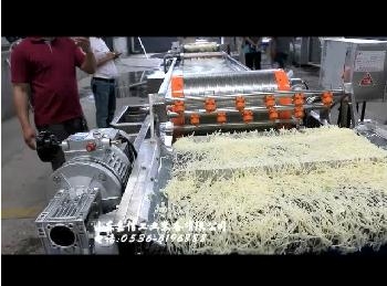 土豆（dòu）去皮二級切洗脫水流水線